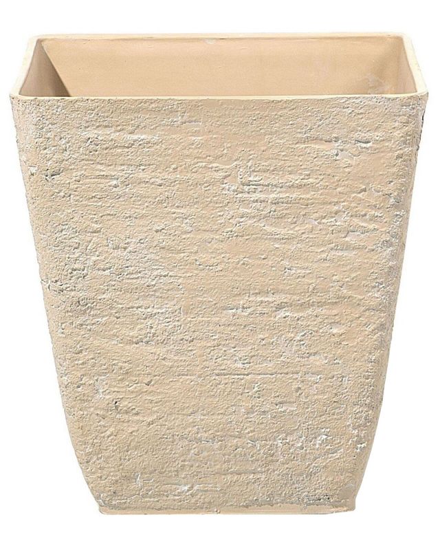 Doniczka 39 x 39 x 43 cm beżowa Delos 1 szt.