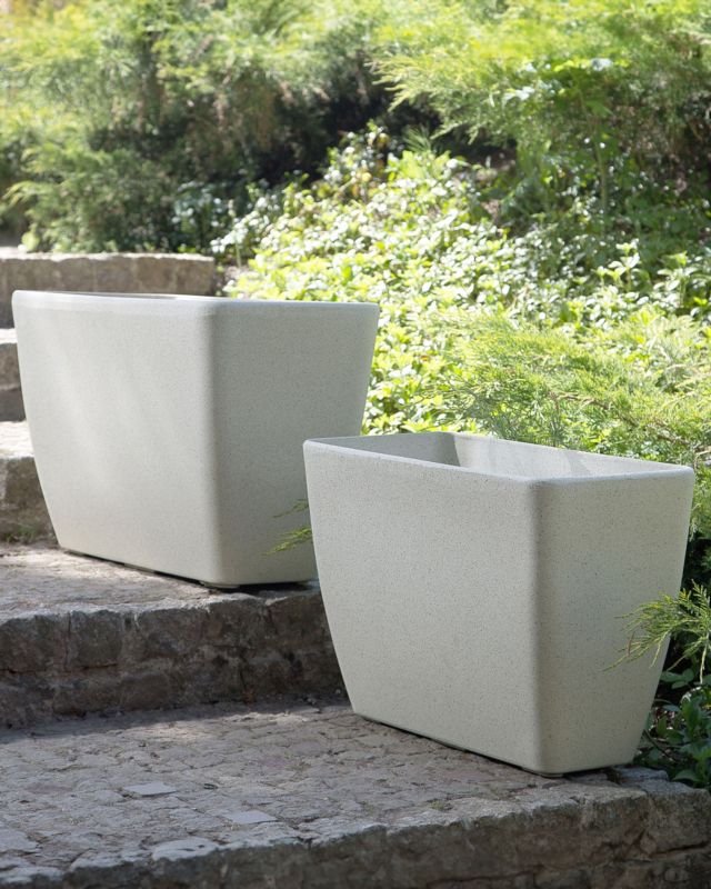 Doniczka 60 x 27 x 41 cm beżowa Baris 1 szt.