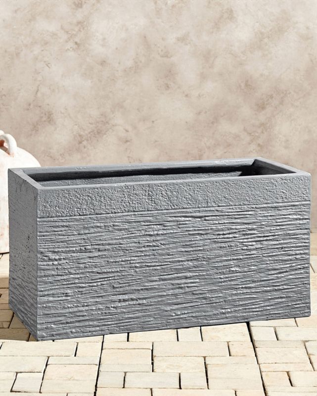 Doniczka 60 x 29 x 30 cm szara Myra 1 szt.