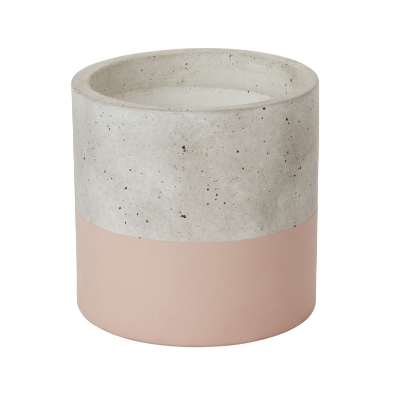 Doniczka betonowa GoodHome 12 cm różowa
