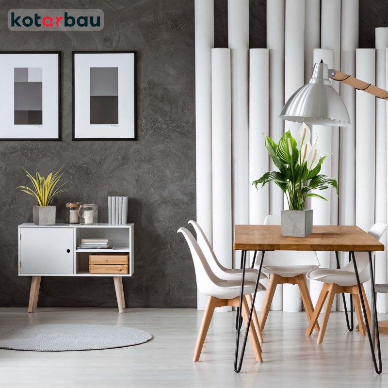Doniczka betonowa KOTARBAU kwadrat 16 cm 2 szt.