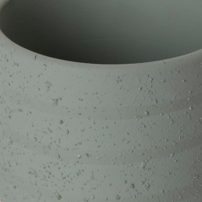 Doniczka ceramiczna C71 GoodHome ozdobna 9 cm szara