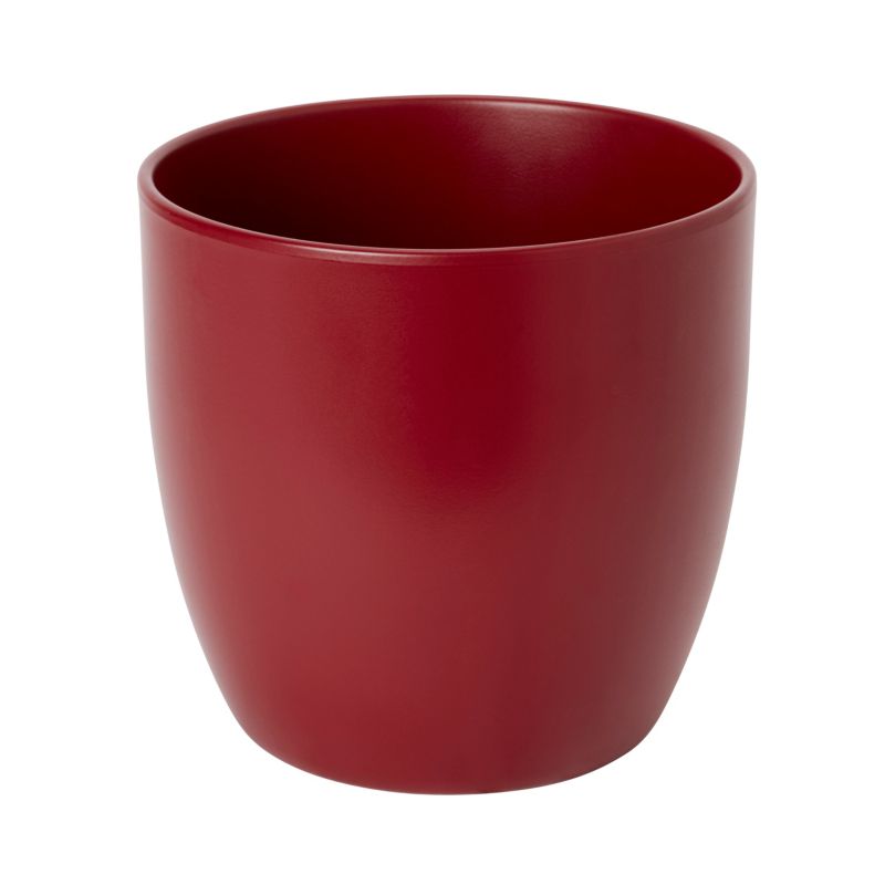 Doniczka ceramiczna GoodHome 19 cm czerwona