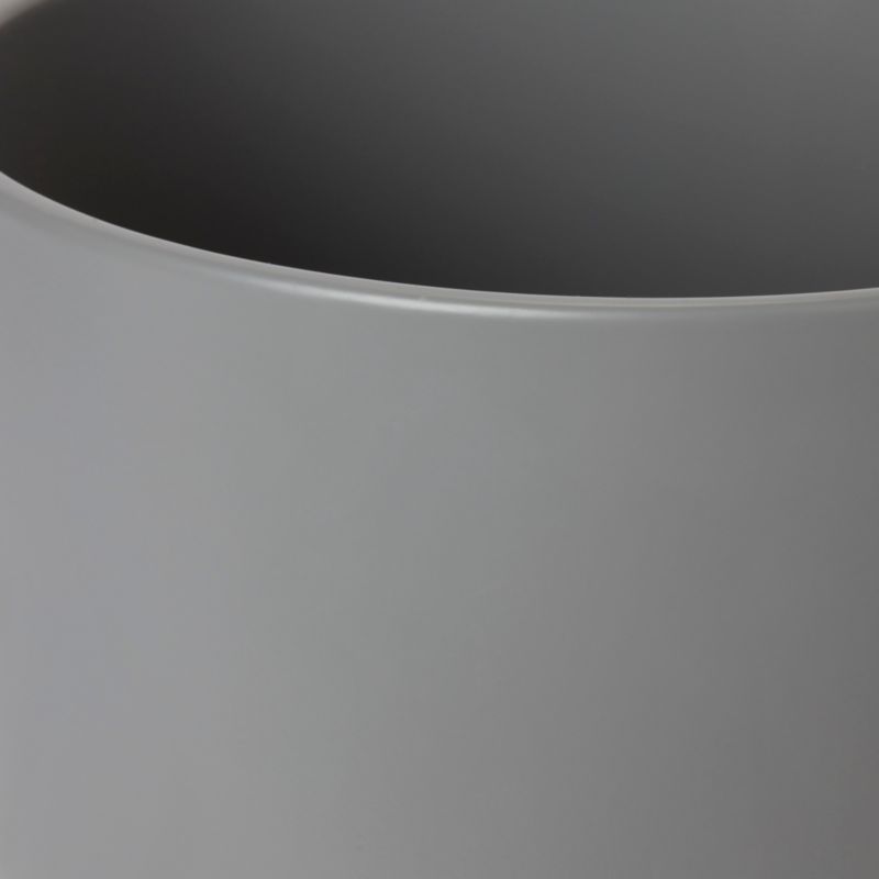 Doniczka ceramiczna GoodHome 21 cm srebrna