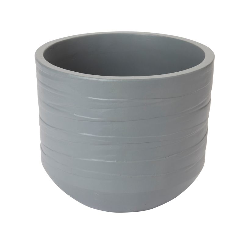 Doniczka ceramiczna GoodHome 24 cm szara