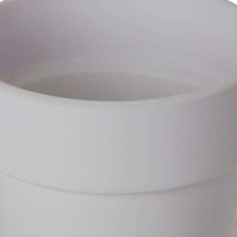 Doniczka ceramiczna GoodHome ozdobna 10,5 cm biała