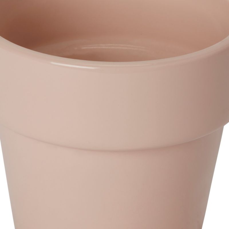 Doniczka ceramiczna GoodHome ozdobna 10,5 cm różowa