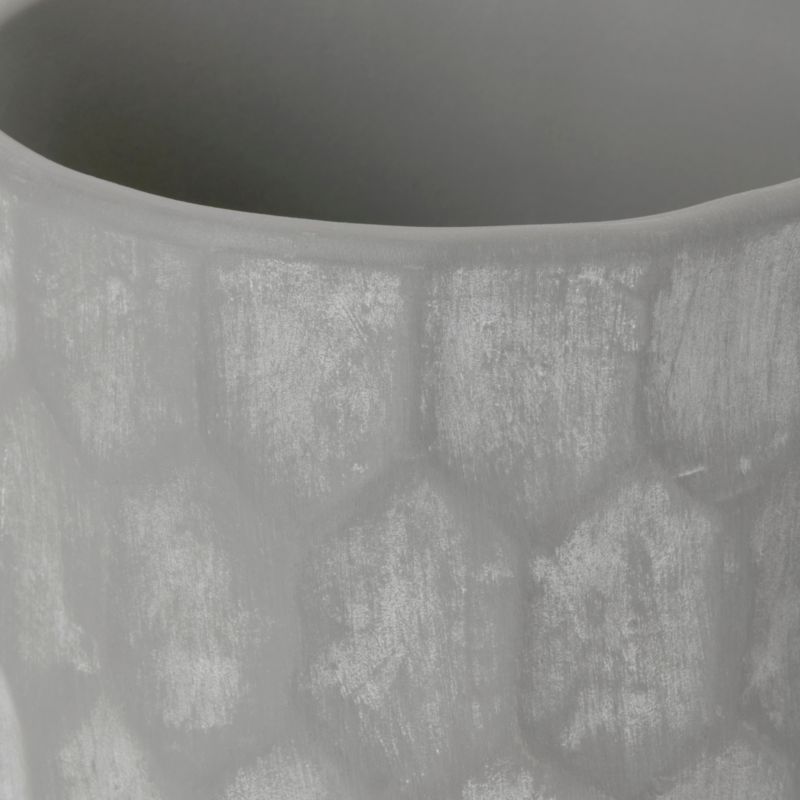 Doniczka ceramiczna GoodHome ozdobna 12 cm geo grey