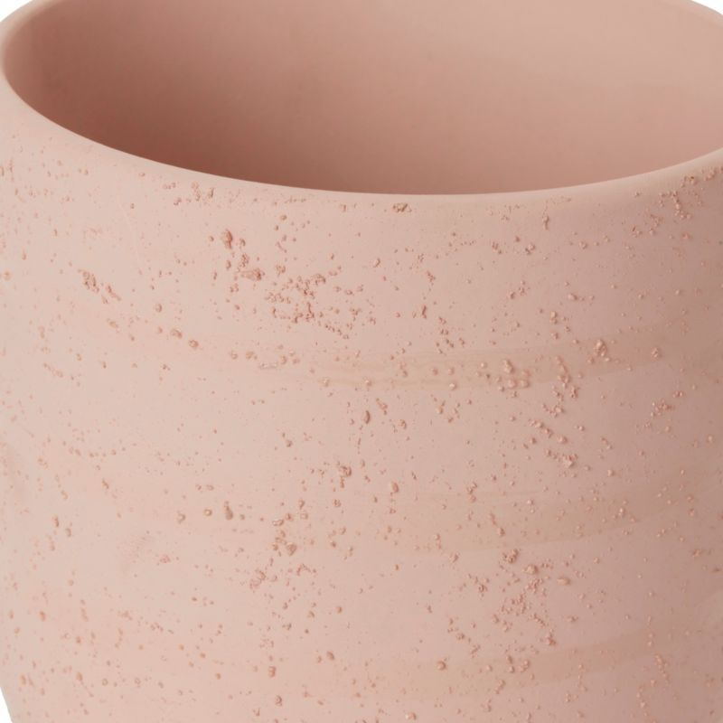 Doniczka ceramiczna GoodHome ozdobna 12 cm różowa