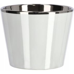 Doniczka ceramiczna KOTARBAU 11 cm biała 1 szt.