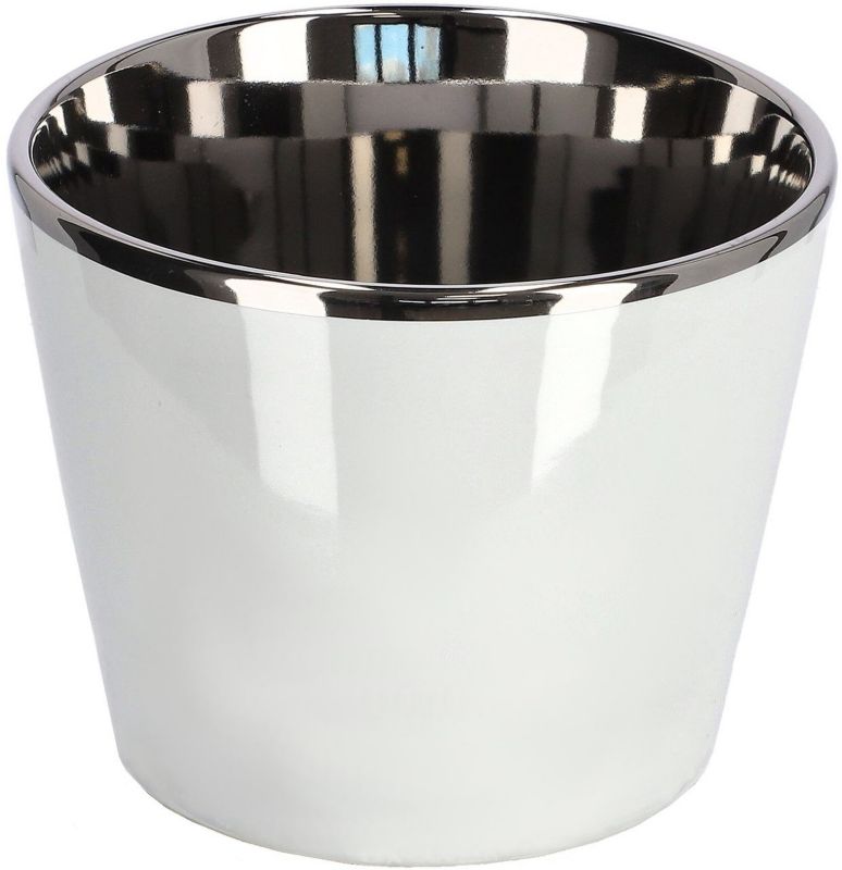 Doniczka ceramiczna KOTARBAU 11 cm biała 2 szt.