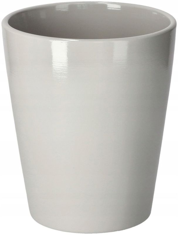 Doniczka ceramiczna KOTARBAU 12 cm szara 2 szt.