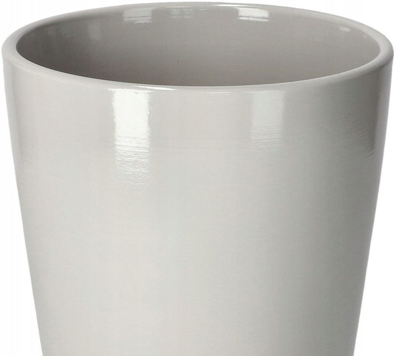 Doniczka ceramiczna KOTARBAU 12 cm szara 2 szt.