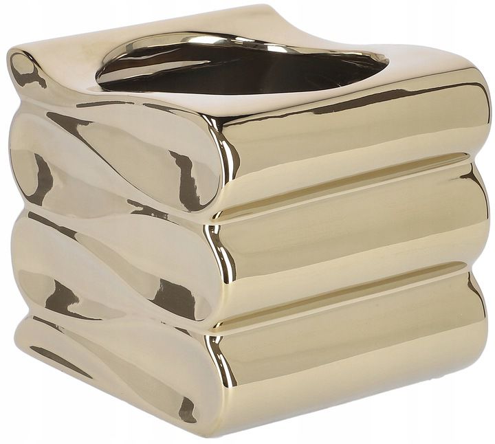 Doniczka ceramiczna KOTARBAU 13 cm złota 1 szt.