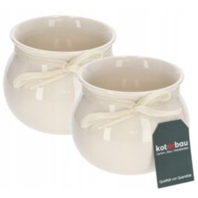 Doniczka ceramiczna KOTARBAU 17 cm 2 szt.
