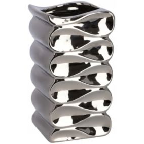 Doniczka ceramiczna KOTARBAU 26 cm srebrna 1 szt.