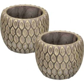 Doniczka ceramiczna KOTARBAU 7 cm 2 szt.