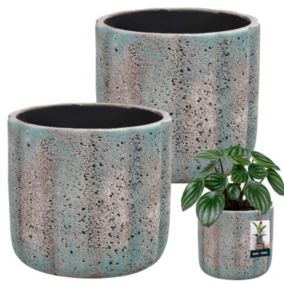 Doniczka ceramiczna KOTARBAU cylinder 12 cm 2 szt.