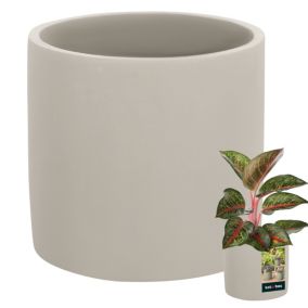 Doniczka ceramiczna KOTARBAU cylinder betonowa 16 cm 1 szt.