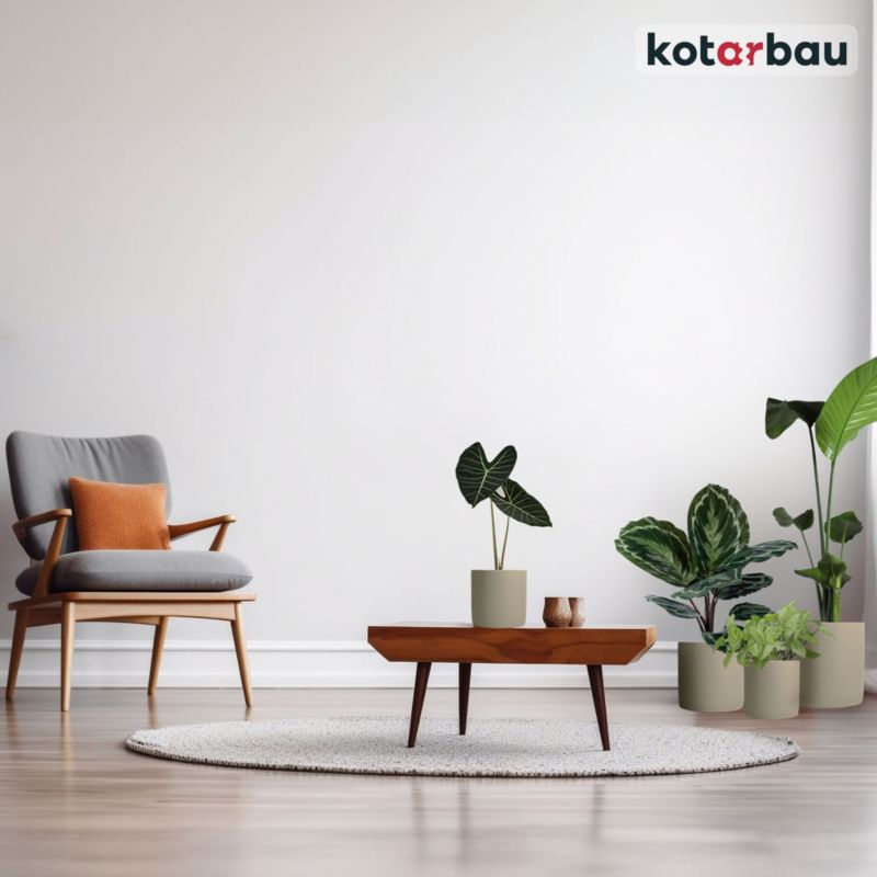 Doniczka ceramiczna KOTARBAU cylinder betonowa 23 cm 1 szt.