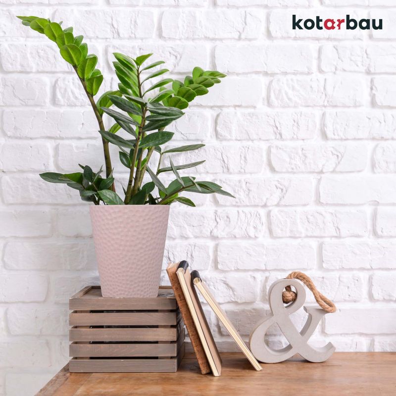 Doniczka ceramiczna KOTARBAU różowa 12 cm 1 szt.