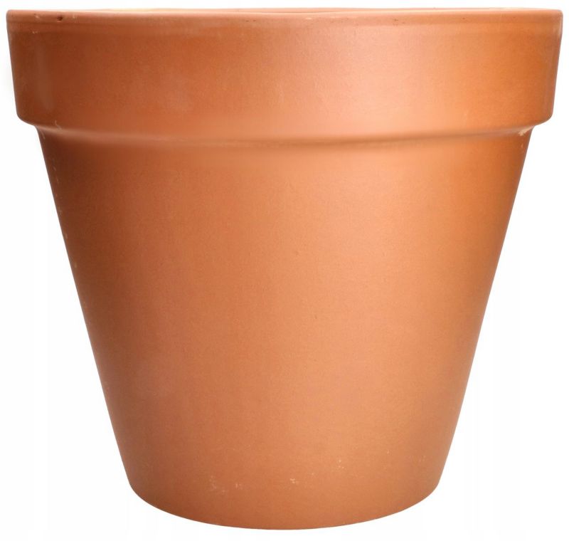 Doniczka ceramiczna KOTARBAU terakota podstawka 27 cm 1 szt.