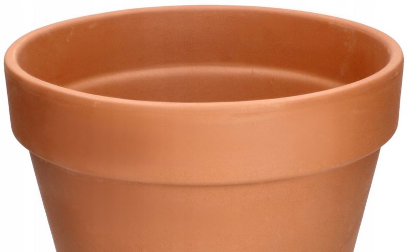 Doniczka ceramiczna KOTARBAU terakota podstawka 27 cm 1 szt.