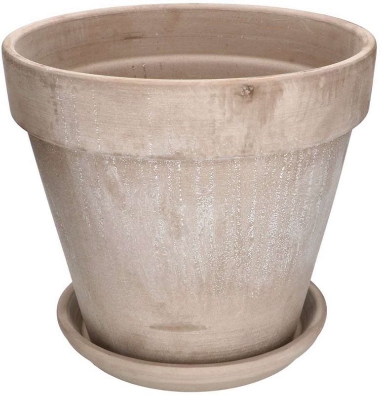 Doniczka ceramiczna KOTARBAU terakota z podstawką 31 cm 1 szt.