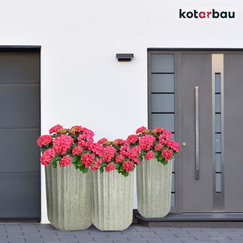 Doniczka ceramiczna KOTARBAU z odpływem 3 szt.