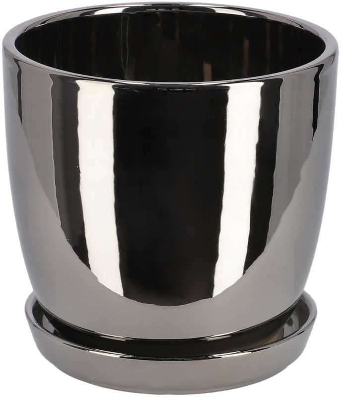 Doniczka ceramiczna KOTARBAU z podstawką 15 cm 1 szt.