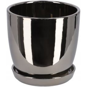 Doniczka ceramiczna KOTARBAU z podstawką 15 cm 1 szt.