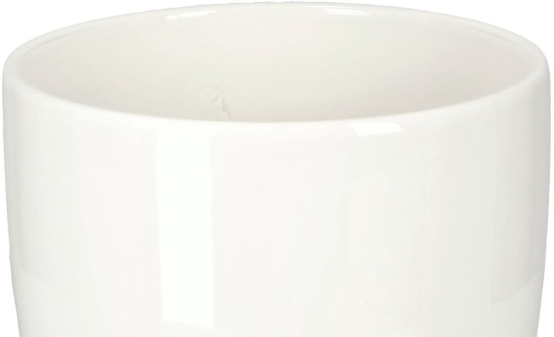 Doniczka ceramiczna KOTARBAU z podstawką biała 20 cm 1 szt.