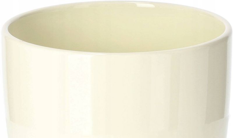 Doniczka ceramiczna KOTARBAU z podstawką kremowy 17 cm 1 szt.