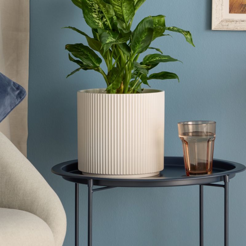 Doniczka ceramiczna Verve 19 cm biała