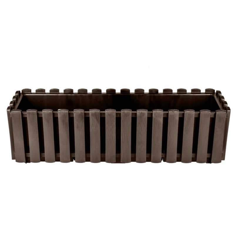 Doniczka Deco4Home płotek skrzynka brązowa 58cm 1 szt.