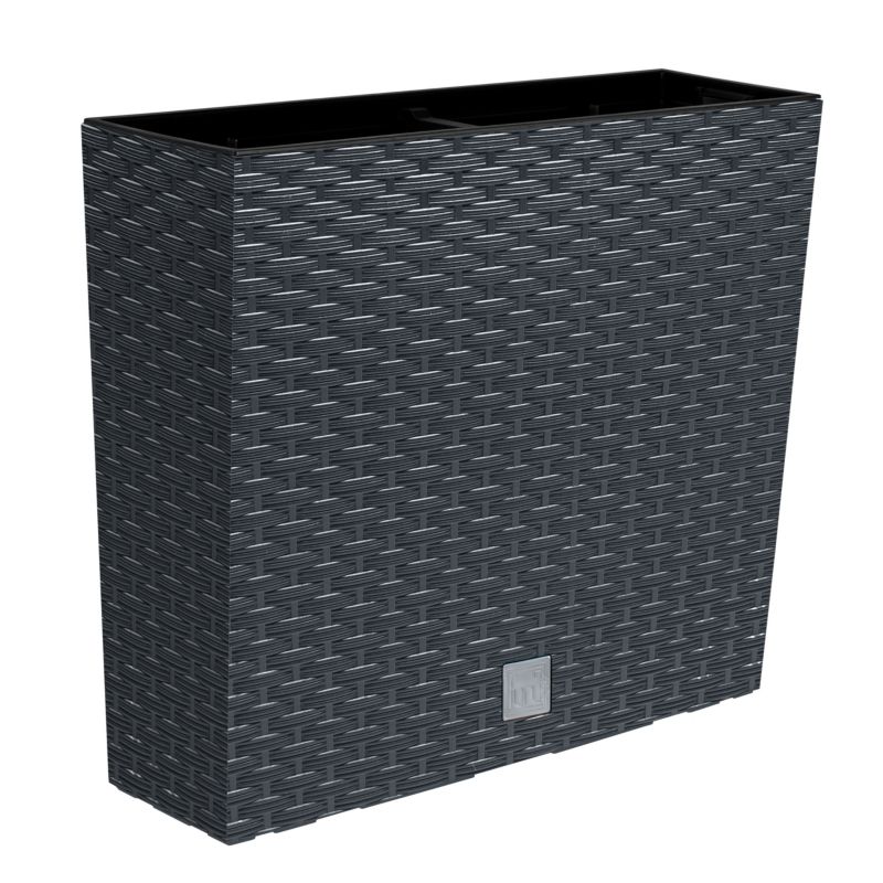 Doniczka Deco4Home Rattan skrzynka kwietnik antracyt 50x58cm 1 szt.