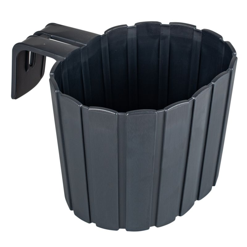 Doniczka Deco4Home skrzynka balkonowa antracyt 19,5cm 1 szt.