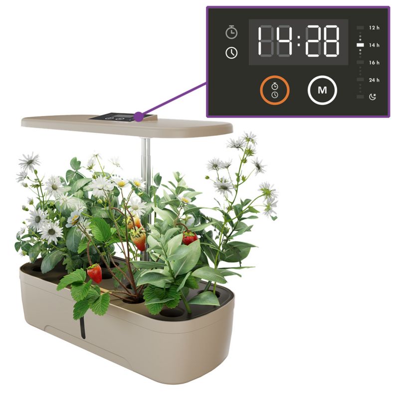 Doniczka do roślin z wyświetlaczem LCD SPGC10S Spacetronik 1 szt