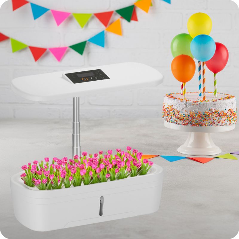 Doniczka do roślin z wyświetlaczem LCD SPGC10W Spacetronik 1 szt