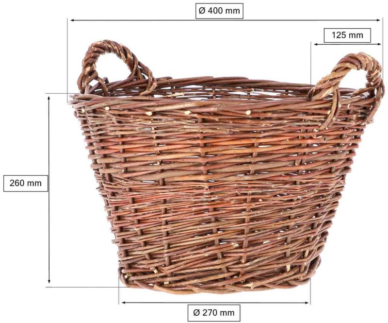 Doniczka drewniana KOTARBAU 40 cm osłonka 1 szt.