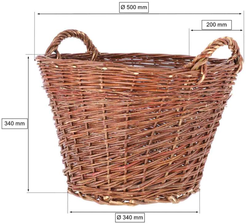Doniczka drewniana KOTARBAU 50 cm osłonka 1 szt.