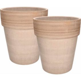 Doniczka gliniana KOTARBAU 23 donica ceramiczna terakota 2 szt..
