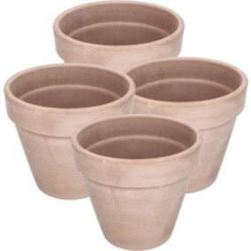 Doniczka gliniana KOTARBAU terakota 15 cm 4 szt.