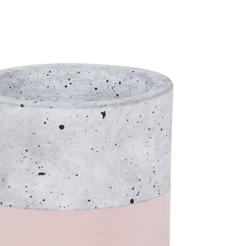 Doniczka GoodHome 6 cm efekt betonu różowa