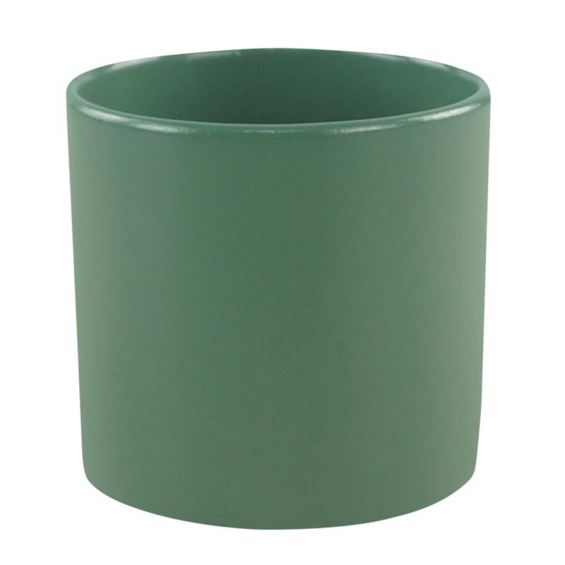 Doniczka GoodHome cylinder 6 cm zielona