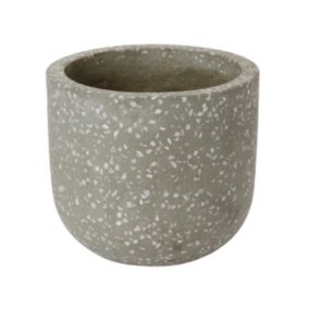 Doniczka GoodHome Terrazzo 12 cm szara