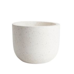 Doniczka GoodHome Terrazzo 17 cm biała