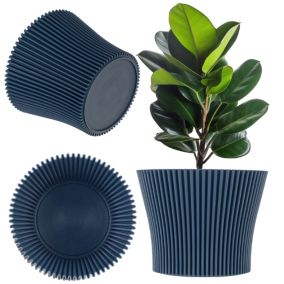 Doniczka KADAX 19cm granat 1szt