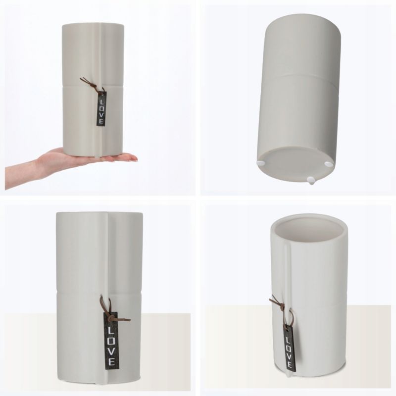 Doniczka KADAX Ceramiczna 11cm Osłonka szara 1szt.