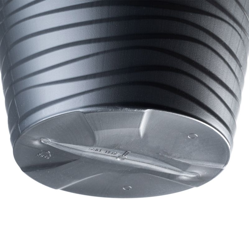 Doniczka KADAX Donica Na Kwiaty 30cm Osłonka Z Wkładem Kwietnik Antracyt Plastik 1 szt.